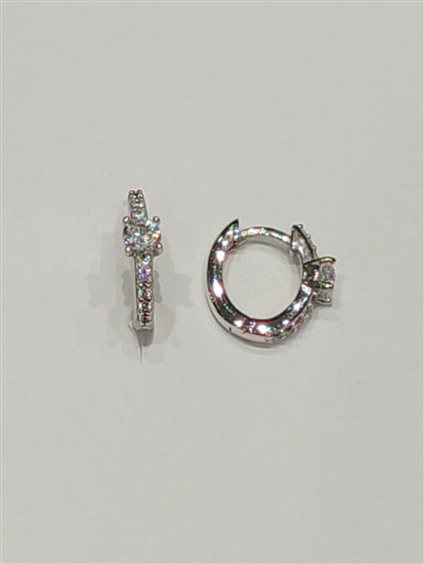 Orecchini Gazzola Donna in Oro bianco Zircone OROBPLZIRCM16 - OROBPLZIRCM16